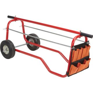 Ironton Wire Caddy Cart with Storage Bag   330 Lb. Capacity