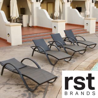 Deco Chaise Lounge Four Pack Patio Furniture