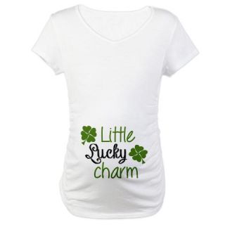  Little lucky charm Maternity T Shirt