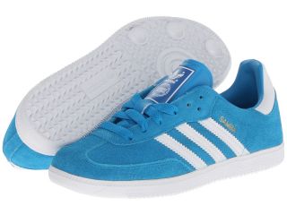 adidas Originals Kids Samba Suede Boys Shoes (Blue)