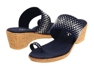 Onex Ring Womens Wedge Shoes (Navy)