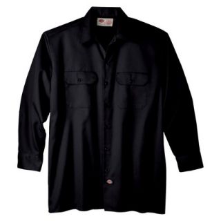 Dickies Mens Original Fit Twill Work Shirt   Black XL
