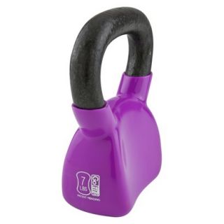 Contoured Kettlebell with Training DVD   Pink (7 lbs)