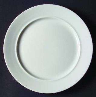 Dansk Cafe Blanc Bread & Butter Plate, Fine China Dinnerware   White, Rim, Smoot