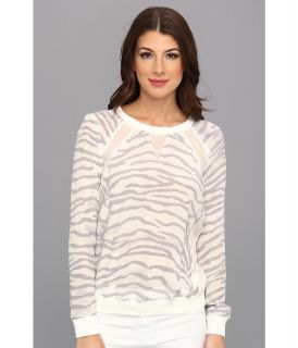Rebecca Taylor L/S Silk Sweatshirt Womens Sweatshirt (Neutral)