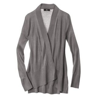 Mossimo Womens Open Front Cardigan   Greave Gray S