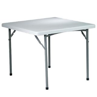 Folding Table Office Star Square Folding Table   Gray