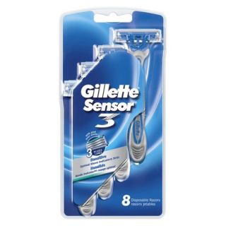 Gillette Sensor3 Disposable Razors   8 ct