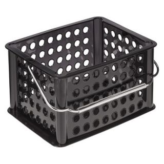 Interdesign BLACK Tote Basket Plastic