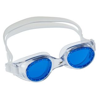Speedo Adult Boomerang Goggle   Clear & Blue