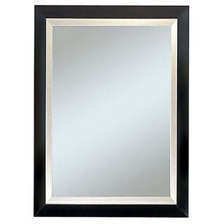 Carson Black And Silver 29 X 35 inch Framed Mirror