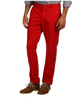 French Connection Machine Gun Stretch Trouser Mens Casual Pants (Red)