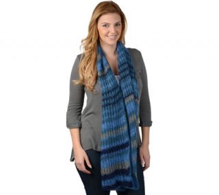 Womens Journee Collection Dave   Blue Scarves