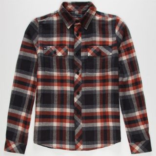 Hollow Boys Flannel Shirt Orange In Sizes X Large, Medium, Large, Small F