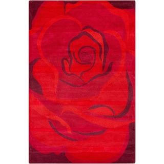 Filament Red Wool Rug (5 X 76)