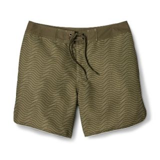 Mens Limited Edition Mossimo Supply Co. Printed Swim Board Shorts  Olive 38