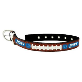 Detroit Lions Classic Leather Medium Football Collar