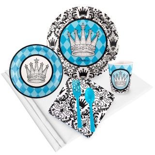 Elegant Prince Damask Just Because Party Pack for 8