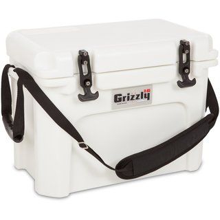 Grizzly 16 White/white Mold in Handles Cooler