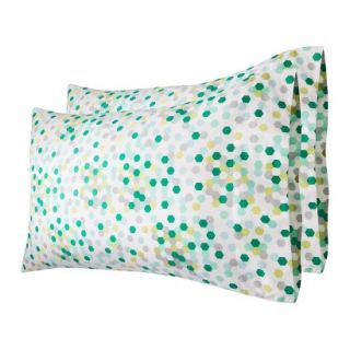 Room Essentials Easy Care Pillowcase Set   Mint Confetti (King)
