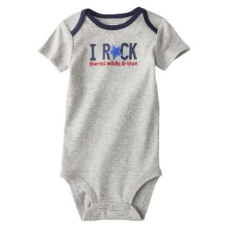 Just One YouMade by Carters Newborn Boys I Rock Bodysuit   Calm Gray 9 M