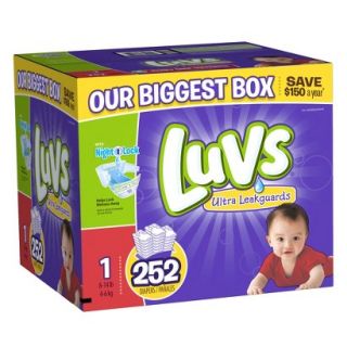 Luvs Ultra Leakguard Baby Diapers   Size 1 (252 Count)