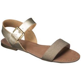 Womens Mossimo Supply Co. Lakitia Sandals   Gold 11