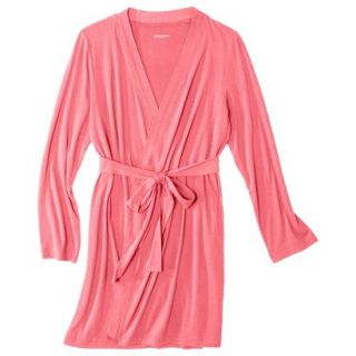 Xhilaration Juniors Fluid Knit Robe   Primo Pink XS(1)