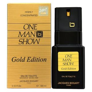 Mens One Man Show by Jacques Bogart Eau de Toilette Spray (Gold Edition)   3.