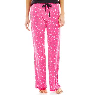 INSOMNIAX Print Knit Sleep Pants, Pink, Womens