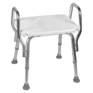 Mabis DMI Healthcare Shower Chair without Backrest   White