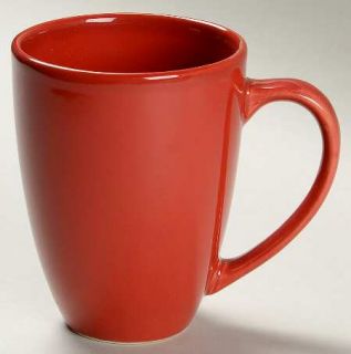 Gibson Designs Simpliss Red Mug, Fine China Dinnerware   All Red,Undecorated,Cou