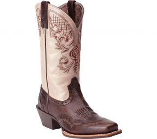 Womens Ariat Terrace Acres   Chocolate Chip/Champagne Full Grain Leather Boots
