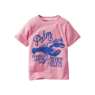 Carters Short Sleeve Graphic Tee   Boys 4 7, Pink, Pink, Boys