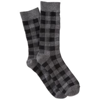 Mossimo Supply Co. Mens 1pk Fashion Socks   Grey Check
