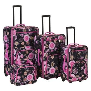 Rockland Nairobi 4 pc Expandable Luggage Set   Pucci
