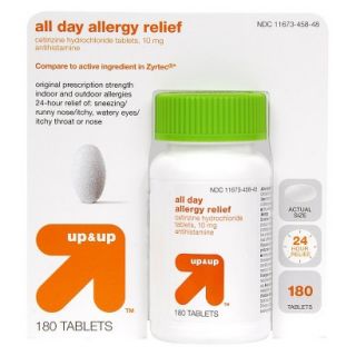 up&up All Day Allergy Relief Tablets   180 Count