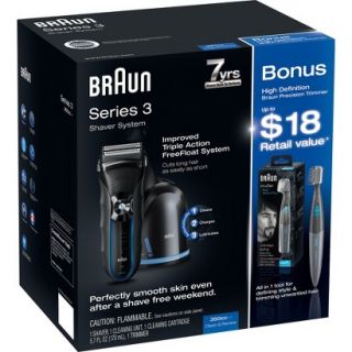 Braun Series 3 350cc Mens Shaving System Gift Set   Includes Bonus Braun