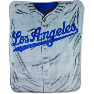 Los Angeles Dodgers Northwest Company Plush Throw 50x60 Jersey