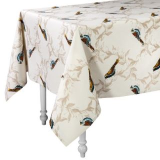 Threshold Birds Rectangle Tablecloth   Tan (52x70)