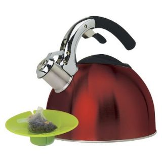 Primula Whistling Tea Kettle   Red