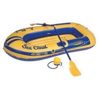 Stansport 2 Person Sea Cloud Vinyl Boat Kit   Yellow/Blue