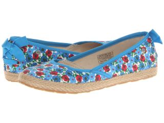 UGG Kids Tassy Floral Girls Shoes (Blue)