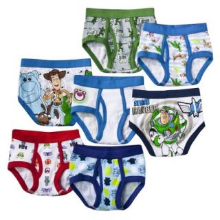 7 Pack Underwear , Little Boys Toy Story 2T 3T
