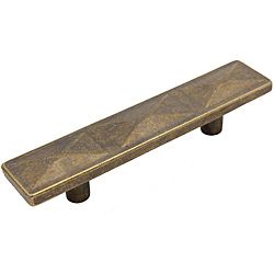 Gliderite 4.25 Inch Antique Brass Rectangle Cabinet Pull (pack Of 10)