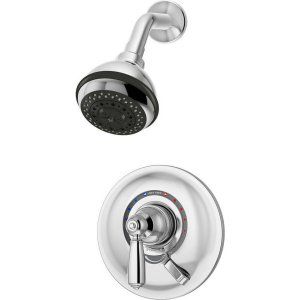 Symmons S 4701 Chrome Allura Single Handle 3 Spray Shower Faucet