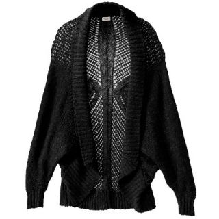 Mossimo Supply Co. Juniors Plus Size Open Sweater   Black 4