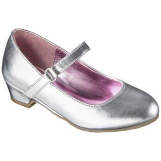 Toddler Girls Cherokee Darianne Mary Jane Shoes   Silver   6