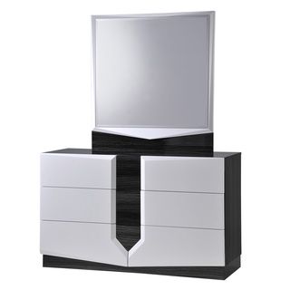 Global Furniture Usa Hudson White/ Grey Dresser White Size 7 drawer