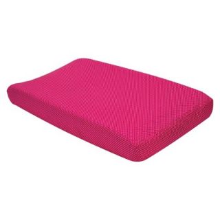 Pink & White Dot Changing Pad Cover